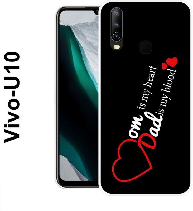 SUPER CASE Back Cover for Vivo U10, Vivo Y12, Vivo Y15, Vivo Y17  (Black, Grip Case, Silicon)
