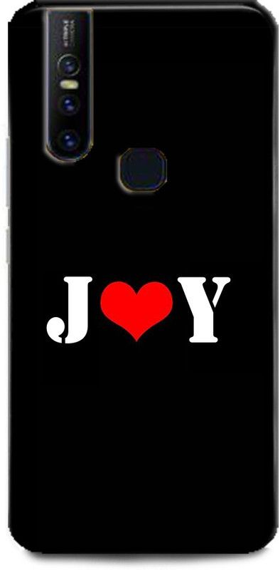 Afterglow Back Cover for Vivo V15 J Y, J LOVES Y, NAME, LETTER, ALPHABET, JY LOVE, HART  (Multicolor, Shock Proof, Pack of: 1)