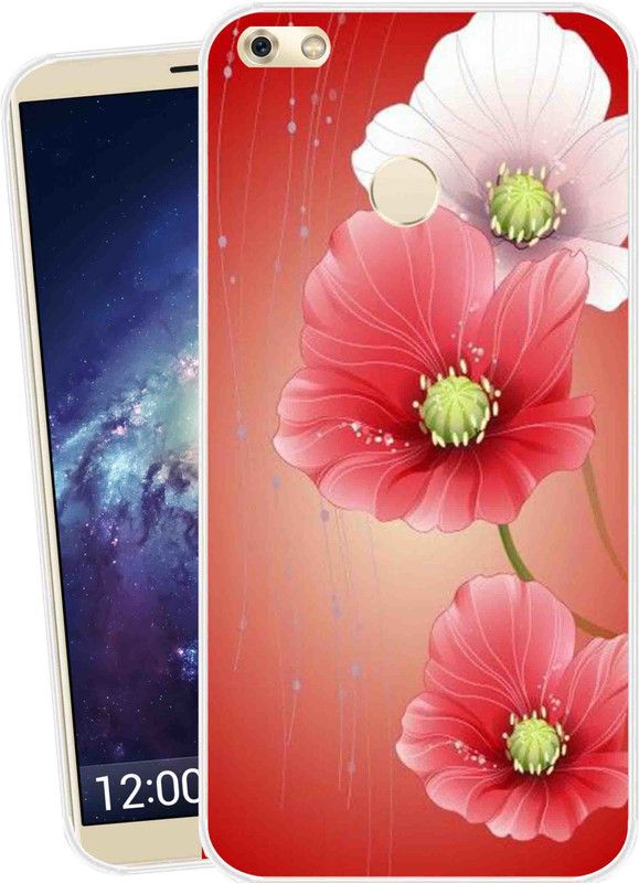 Mkprint Back Cover for Gionee M7 Power  (Pink, White, Silicon)