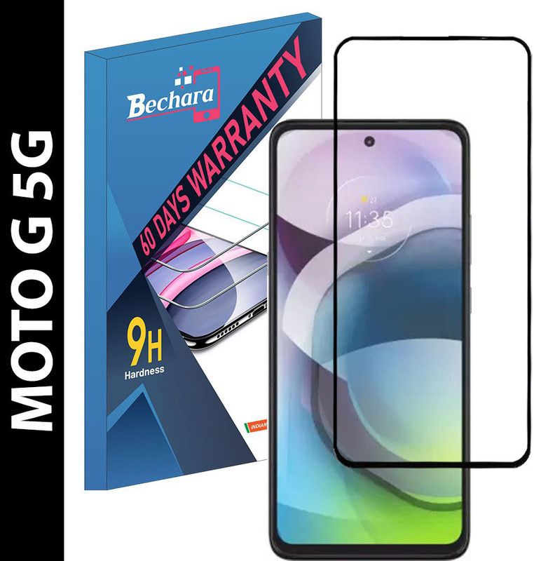 Bechara Edge To Edge Tempered Glass for Moto G 5G, MOTOROLA Moto G  (Pack of 1)