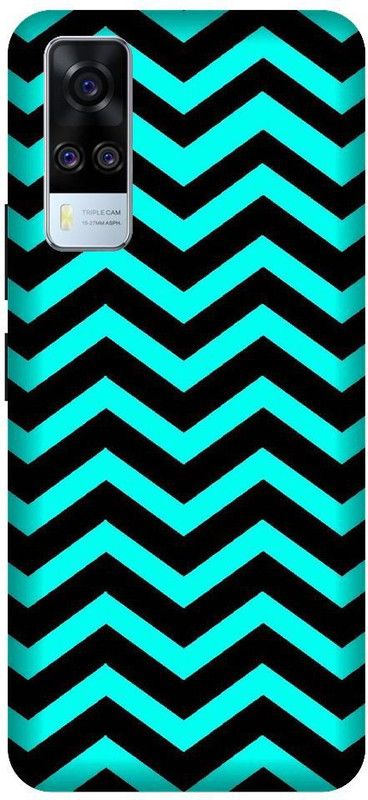 URCHIN Back Cover for Vivo Y31 Abstrect, Pattern, Colour, Solid, Black, Cool, Neon  (Multicolor, Shock Proof, Pack of: 1)