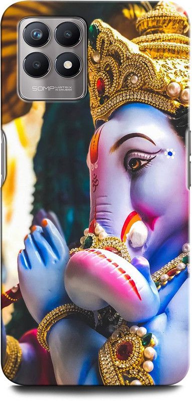 INTELLIZE Back Cover for Realme Narzo 50 GANESH JI, GANPATI, LORD GANESHA, GOD  (Multicolor, Hard Case, Pack of: 1)