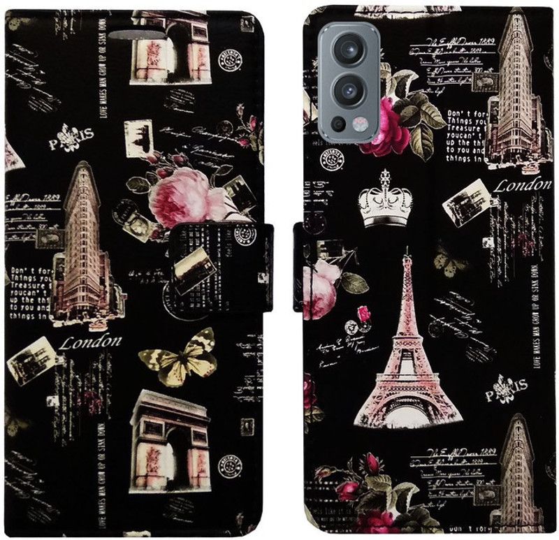 AD Enterprises Flip Cover for One Plus Nord 2 5G  (Multicolor, Magnetic Case, Pack of: 1)