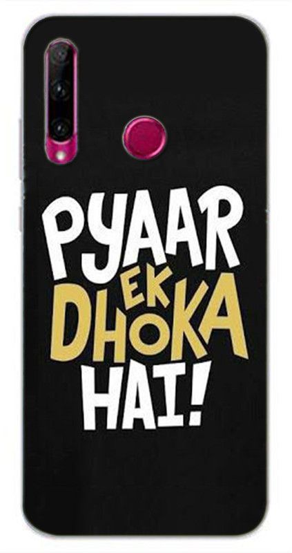 METOO Back Cover for Honor 20i/20i, Text,Shayari, Funny Quote Design Back Cover Print : 55  (Multicolor, Dual Protection, Silicon)