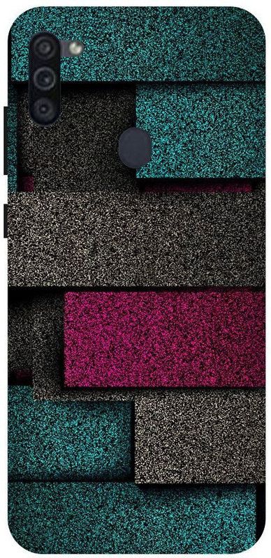 URCHIN Back Cover for Samsung M11 texture, wall, colours, dark, wallpapers  (Multicolor, Shock Proof, Pack of: 1)