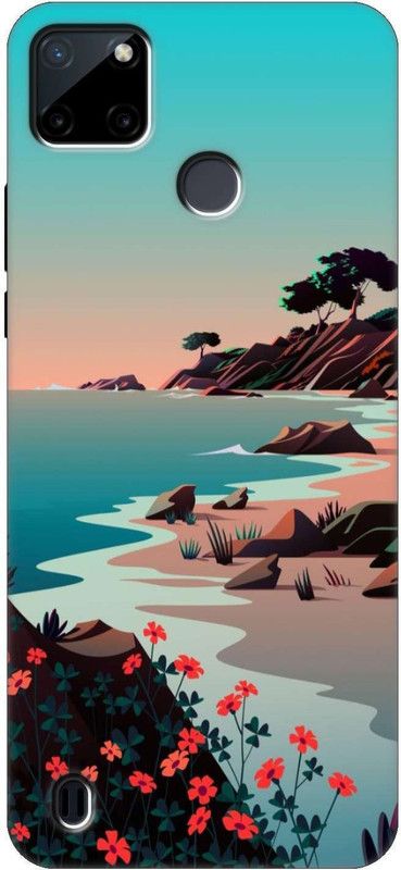 Print maker Back Cover for realme C21Y  (Multicolor, Dual Protection, Silicon, Pack of: 1)