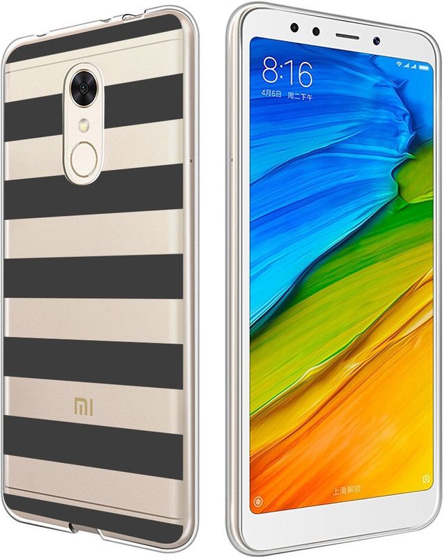 Fashionury Back Cover for Mi Redmi 5  (Multicolor, Grip Case, Silicon, Pack of: 1)