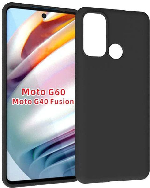 SMARTCASE Back Cover for Motorola G60, Moto G60  (Black, Grip Case, Silicon, Pack of: 1)
