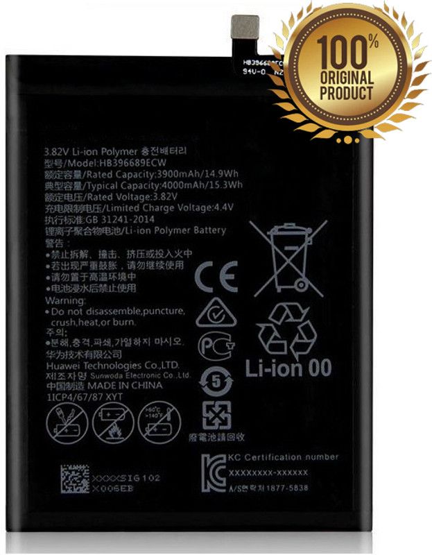 GIFFEN Mobile Battery For Huawei Mate 9 / Mate9 Pro / Honor 8C / Honor Y9 2018 (HB396689ECW)