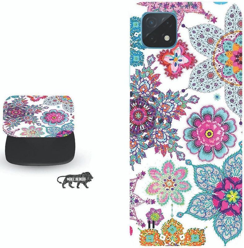 SPBR Back Cover for Realme C20  (Multicolor, Cases with Holder, Pack of: 1)