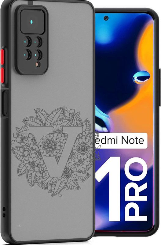 Lilliput Back Cover for Mi Redmi Note 11 PRO 5G  (Black, Matte Finish)