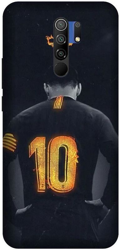 Yoprint Back Cover for Mi Poco M2 Lionel Messi Football Player Printed back Cover  (Multicolor, Hard Case, Pack of: 1)