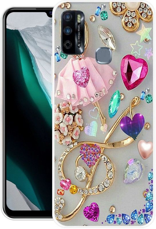 JATLAND Back Cover for Infinix Smart 4  (Multicolor, Grip Case, Silicon)