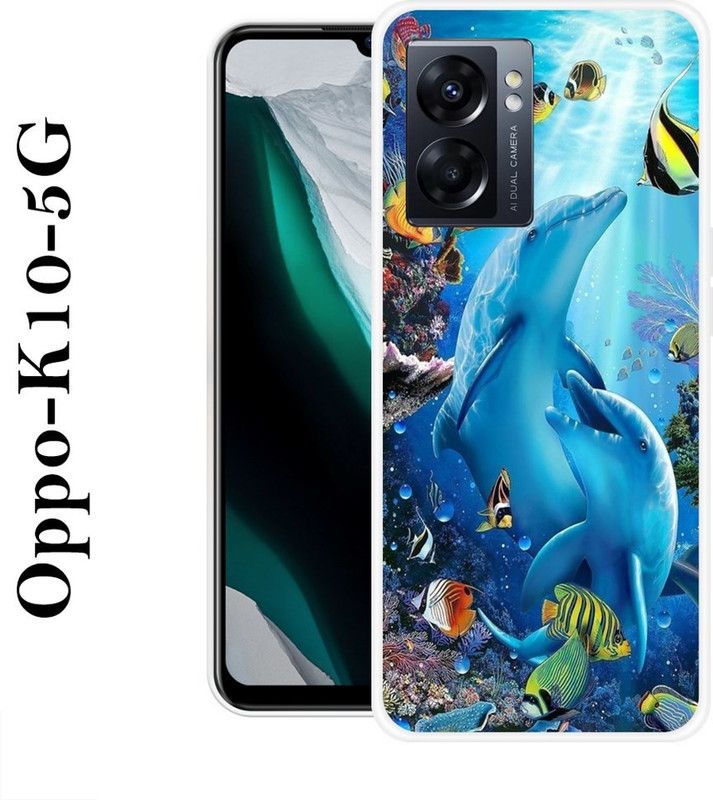 INDIALAND Back Cover for Oppo K10 5G  (Multicolor, Silicon)