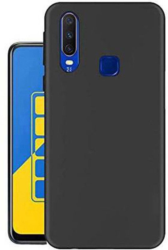 Stunny Back Cover for Vivo Y11  (Black, Grip Case, Pack of: 1)