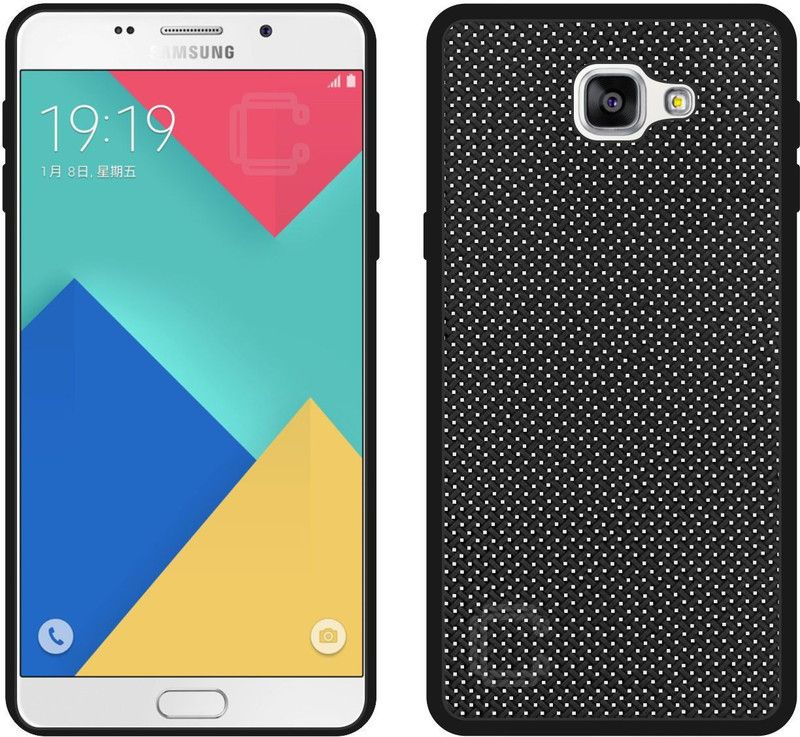 CASE CREATION Back Cover for Samsung Galaxy A9  (Black, Grip Case, Silicon, Pack of: 1)