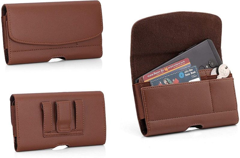 Bepak Pouch for Samsung Galaxy A52 / Galaxy A52s 5G  (Brown, Holster, Pack of: 1)