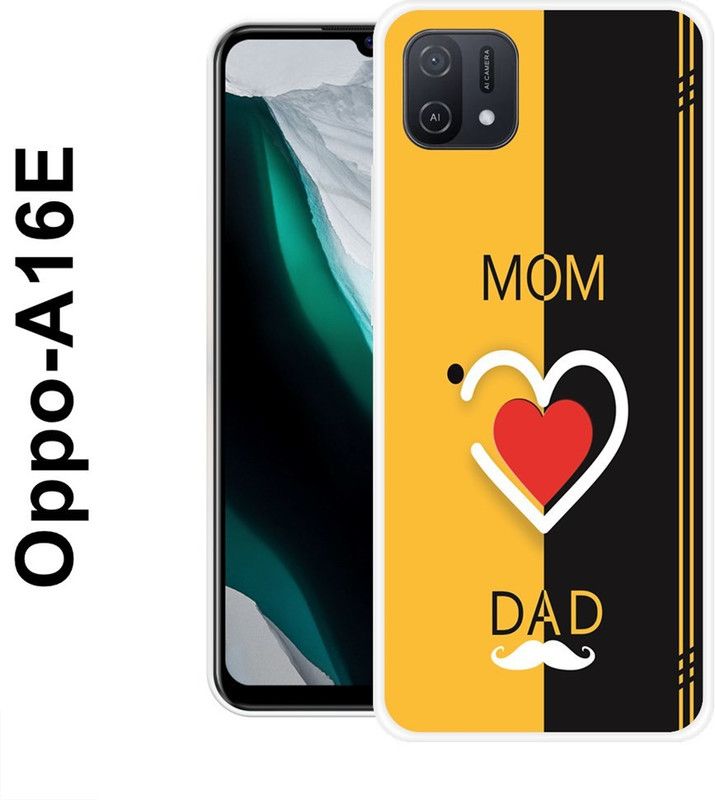 JAIKARA Back Cover for Oppo A16E  (Black, Orange, Silicon, Pack of: 1)