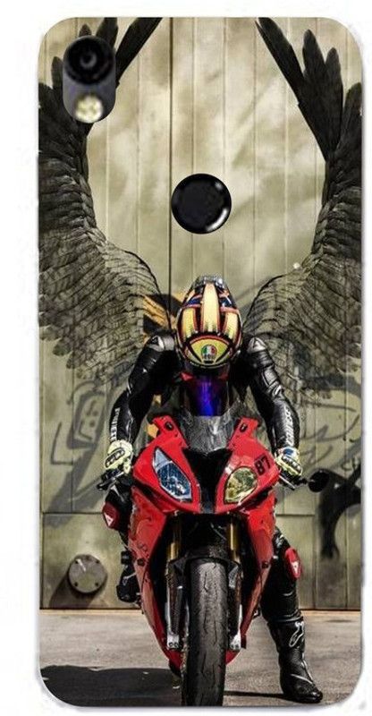 Golden Mask Back Cover for Sky Hawk Back Cover For Tecno Camon I Air Red Apach RTR310  (Multicolor, Waterproof, Silicon, Pack of: 1)