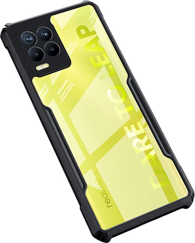 RICHCHIKS Back Cover for REALME 8PRO 84G Four Corner Hybrid Soft PC Anti Clear Gel TPU Bumper Rugged Case  (Transparent, Flexible, Pack of: 1)