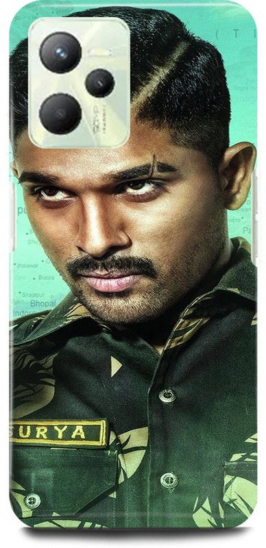 play fast Back Cover for Realme C35, RMX3511 ALLU, ARJUN, SOUTH, ACTOR, HERO  (Green, Hard Case, Pack of: 1)