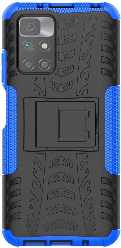 Vkmei Back Cover for Redmi 10, Redmi 10 Prime  (Blue, Shock Proof, Pack of: 1)