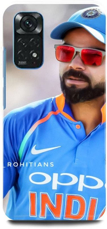 play fast Back Cover for Redmi Note 11 VIRAT, KOHLI, INDIAN, PLAYER, RCB  (Blue, Hard Case, Pack of: 1)
