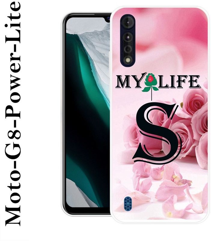 VITARO Back Cover for Motorola Moto G8 Power Lite  (Pink, Black, Grip Case, Silicon)