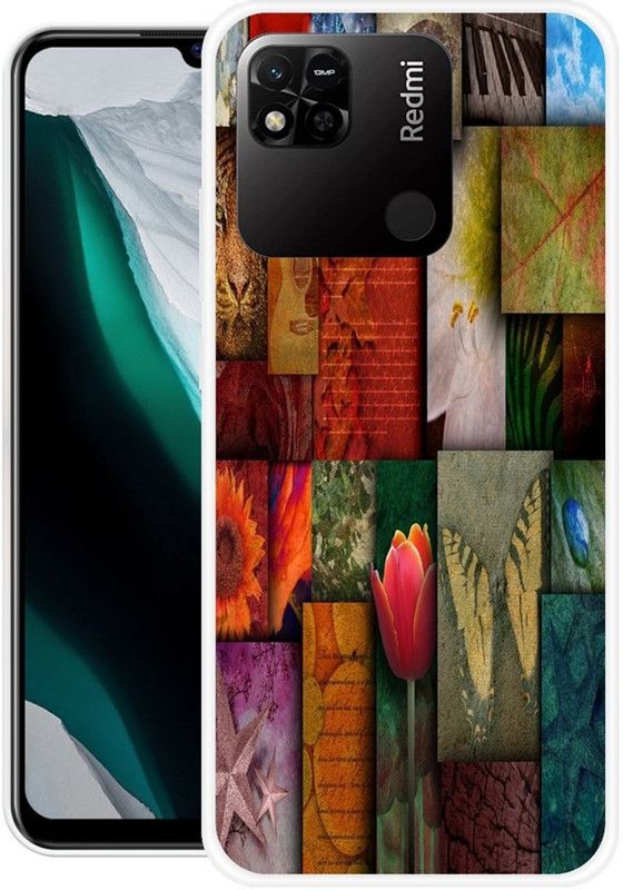PictoWorld Back Cover for Redmi 10A  (Multicolor, Grip Case, Silicon)