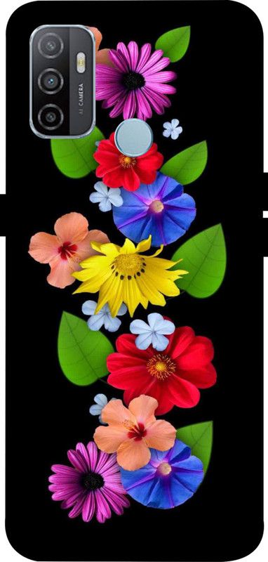 LIKELOOK Back Cover for Oppo A53 2020, Oppo A33 2020, ( Flower, Love, Rose )  (Multicolor, Shock Proof, Pack of: 1)