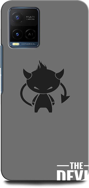 INTELLIZE Back Cover for Vivo Y21 DEVIL OR ANGEL, DANTE, DARK, DEVIL  (Multicolor, Hard Case, Pack of: 1)