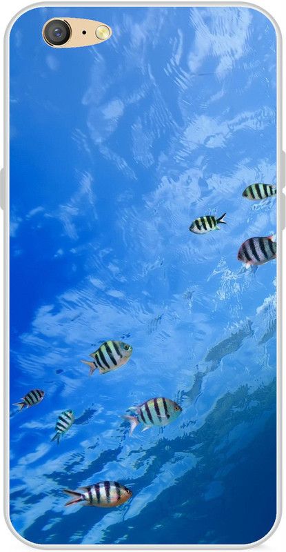 Wellcase Back Cover for Oppo A71  (Multicolor, Silicon, Pack of: 1)