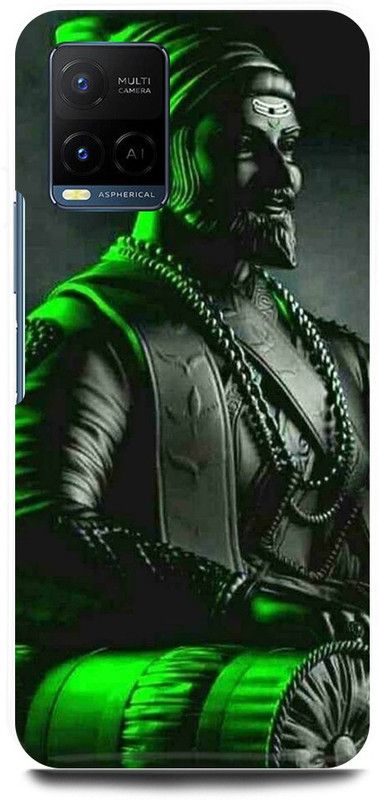 play fast Back Cover for Vivo Y21E CHATRAPATI, SHIVAJI, MAHARAJ, MARATHA, KING  (Green, Hard Case, Pack of: 1)