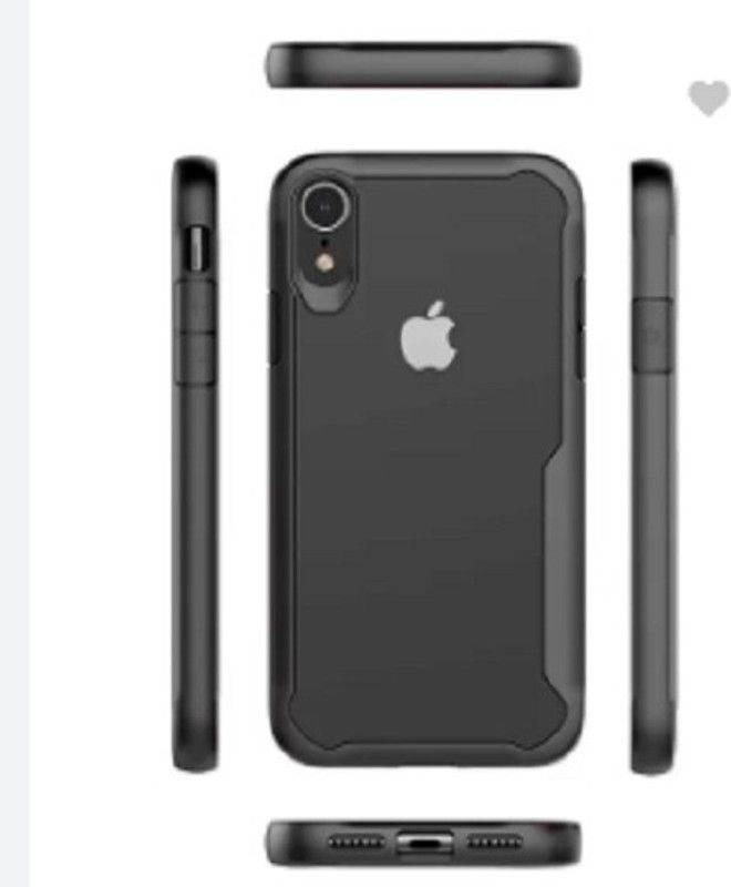 SRAVZ CASE Back Replacement Cover for Apple iPhone XR  (Black, Shock Proof, Pack of: 1)