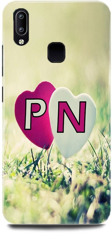 MP ARIES MOBILE COVER Back Cover for Vivo Y91/Vivo 1811,P Loves N Name,P Name, N Letter, Alphabet,P Love N NAME  (Multicolor, Hard Case, Pack of: 1)