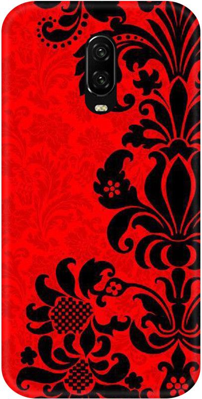 Smutty Back Cover for OnePlus 7, GM1901, GM1900, GM1905 - Floral Black Print  (Multicolor, Hard Case, Pack of: 1)