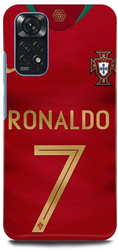 play fast Back Cover for Redmi Note 11 CRISTIANO, RONALDO, FOOTBALL, PLAYER, JUVENTUS  (Red, Hard Case, Pack of: 1)