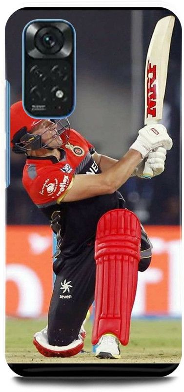 play fast Back Cover for POCO M4 Pro AB, DE, VILLIERS, SOUTH, AFRICA, PLAYER, RCB  (Red, Hard Case, Pack of: 1)