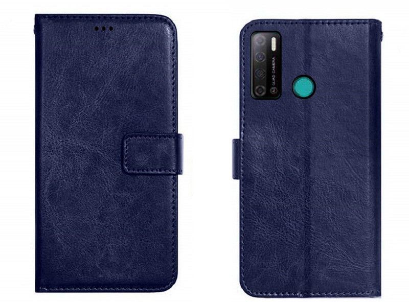 Coverage Flip Cover for Tecno Spark Power 2  (Blue, Dual Protection, Pack of: 1)