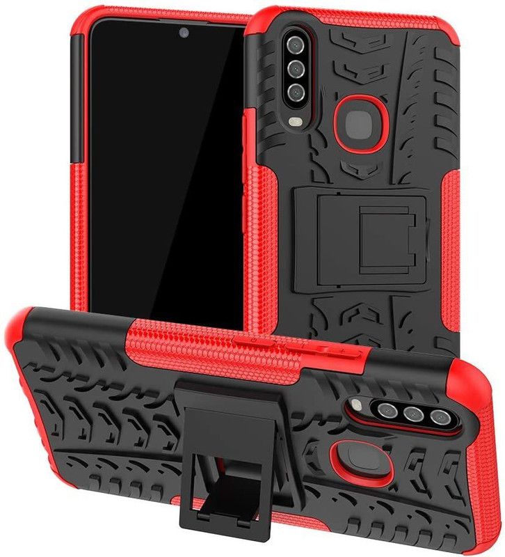 NewSelect Back Cover for Vivo Y17  (Red, Shock Proof, Pack of: 1)