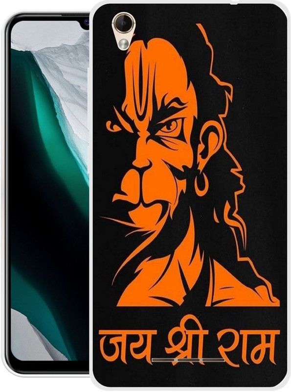 Pedimore Back Cover for Lava Z60  (Orange, Black, Grip Case, Silicon)