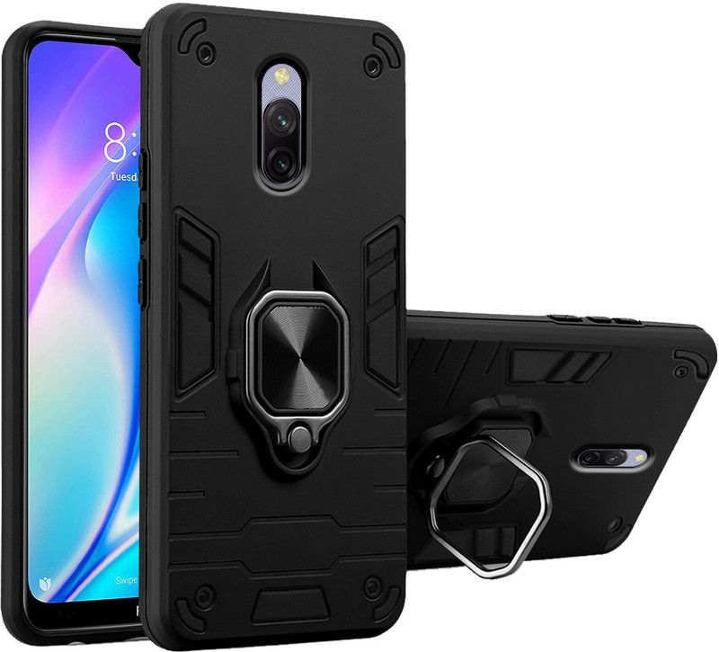 Krish Tech Back Cover for Xiaomi Redmi 8A Dual  (Black)
