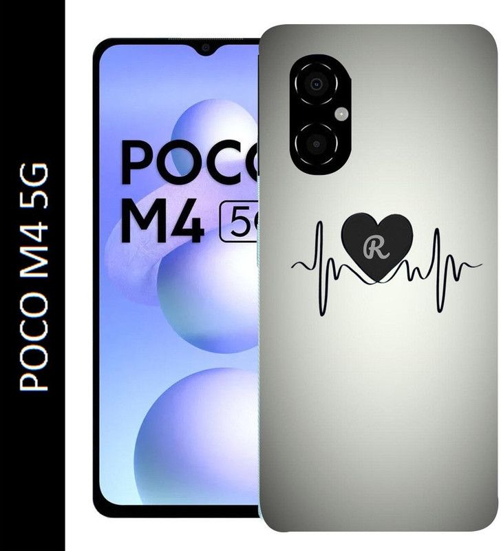 SillyStore Back Cover for POCO M4 5G  (Grey, Grip Case, Silicon, Pack of: 1)