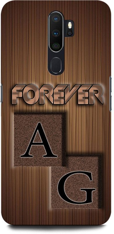 INTELLIZE Back Cover for OPPO A9 2020 AG, A LOVE G, G LOVE A, A LETTER, G LETTER, AG NAME  (Multicolor, Hard Case, Pack of: 1)