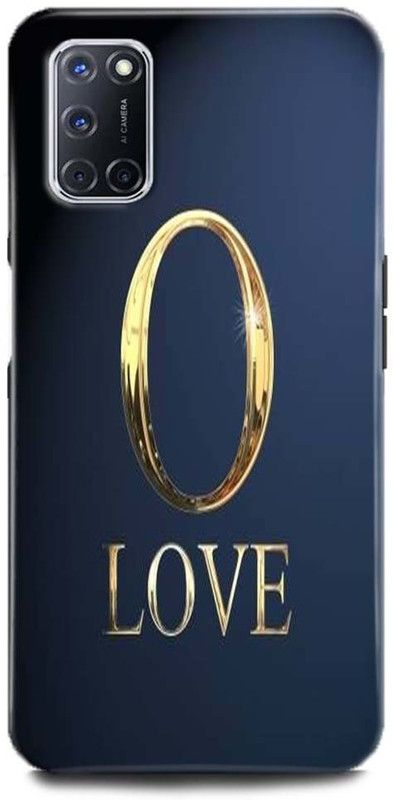 MP ARIES MOBILE COVER Back Cover for Samsung Galaxy A31, GOLDEN O LOVE PRINTED  (Multicolor, Hard Case, Pack of: 1)
