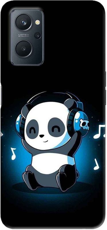 NDCOM Back Cover for Realme 9i Cute Music Cartoon Printed  (Multicolor, Hard Case, Pack of: 1)