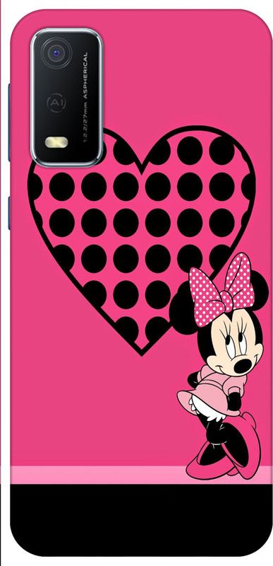 VITARO Back Cover for Vivo Y3s 2021  (Black, Pink, Grip Case, Silicon, Pack of: 1)