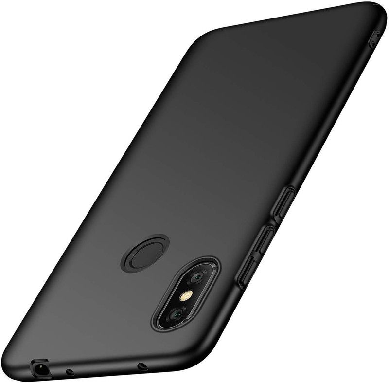 Kapa Back Cover for Mi Redmi Note 6 Pro  (Black, Pack of: 0)