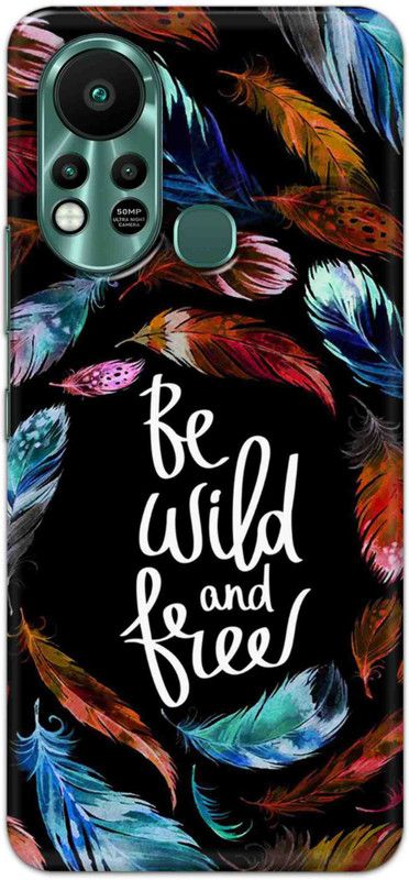 NDCOM Back Cover for Infinix Hot 11s Be Wild and Free Printed  (Multicolor, Hard Case, Pack of: 1)