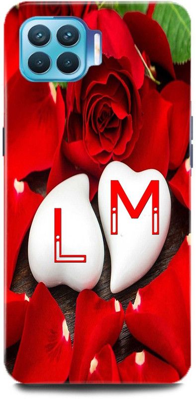 MP ARIES MOBILE COVER Back Cover for OPPO F17 Pro, CPH2119,L LOVES M NAME,L NAME, M LETTER, ALPHABET,L LOVE M NAME  (Multicolor, Hard Case, Pack of: 1)